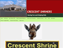 Tablet Screenshot of crescentshrine.org